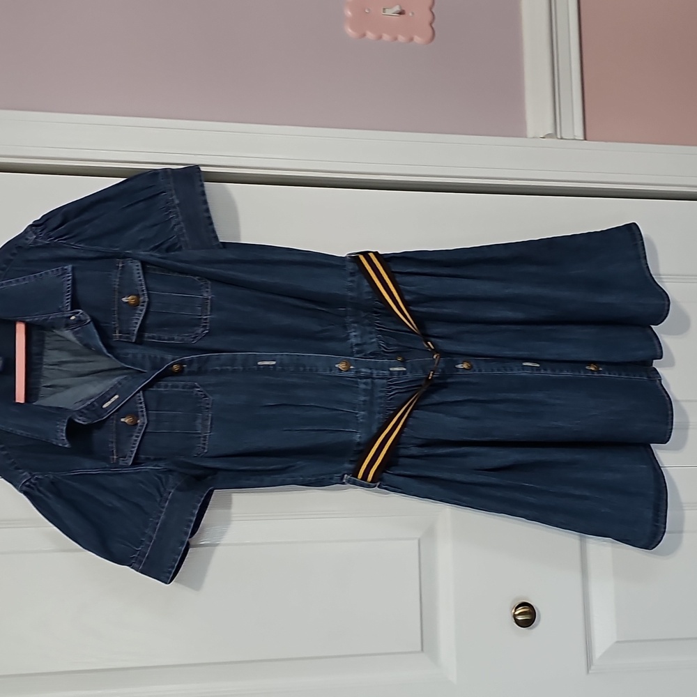 Ralph Lauren Blue Label Kids Denim Dress with Belt